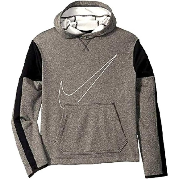 Nike Other - Nike Youth Girls LARGE (14/16) Therma Graphic Pullover Hoodie, Heather G…